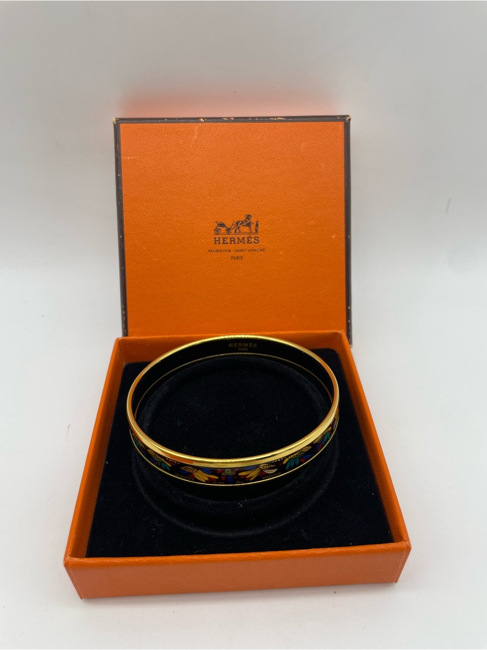Hermes Enamel Bangle